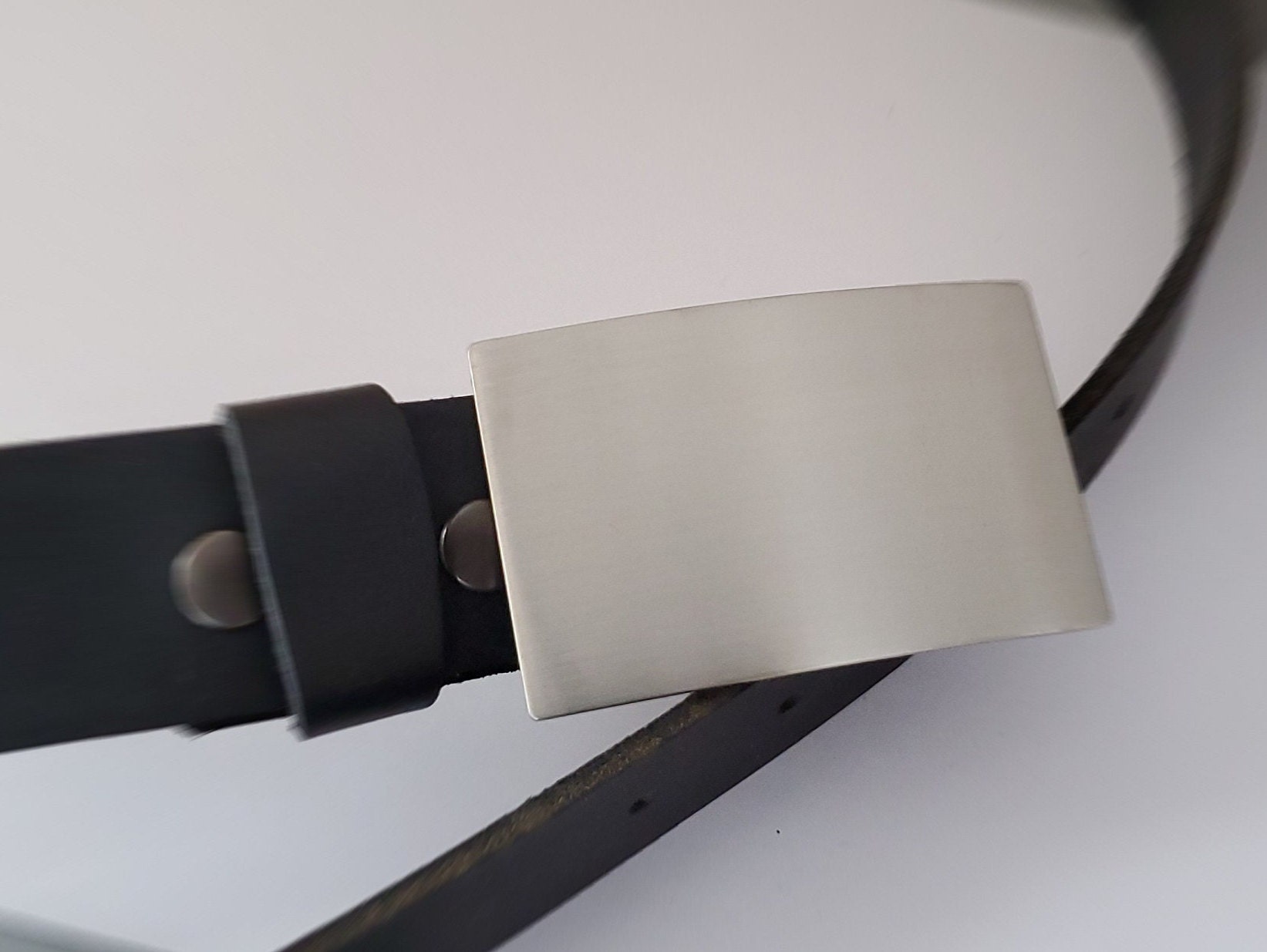 Gebürstete Edelstahl Gürtelschnalle Für 5 cm Kilt Oder Jeans von ironartcanada