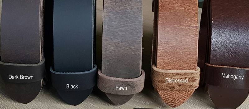 Hochwertiger Büffel Ledergürtel Mit Druckknöpfen von ironartcanada