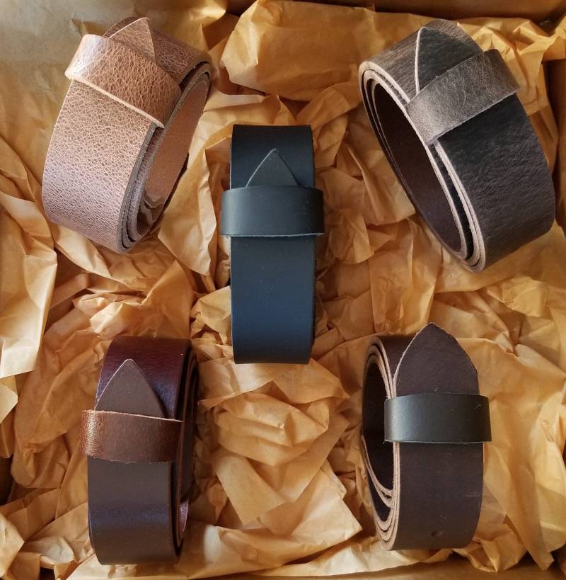 Ledergürtel Mit Druckknöpfen Zur Jeans Oder Arbeitskleidung Geschenk Für Jungs Custom Cut Freund von ironartcanada