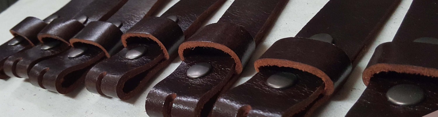 Mahagoni-Vollnarbenleder-Schnappgürtel Individueller Schnitt, Austauschbare Schnalle von ironartcanada