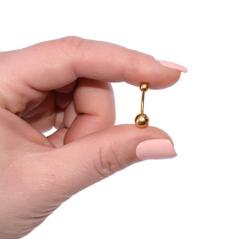 Bauchnabel Ringe/Schmuck Gold, Piercing, Ring, Bauch Belly Barbell 16 Gauge Bauchnabel Ringe/Schmuck Gold, Piercing, Ring, Bauch Belly Barbell 16 Gauge von iroocca