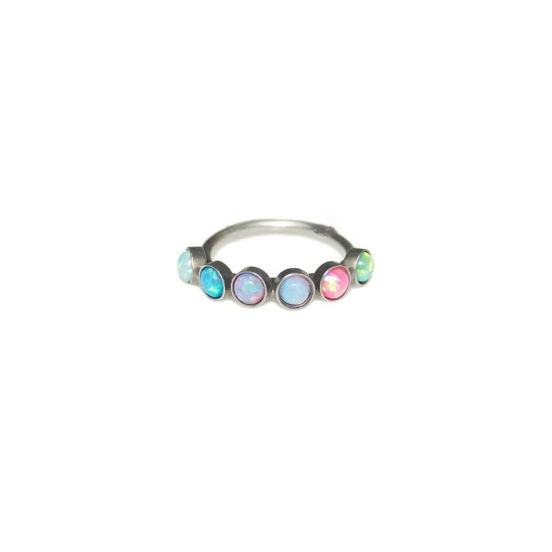 Opal Tragus Clicker Ohrring Chirurgenstahl 16G/Knorpelohrring, Helix Piercing Schmuck Ring, Turmen Piercing, Conch Opal Tragus Clicker Ohrring Chirurgenstahl 16G/Knorpelohrring, Helix Piercing Schmuck Ring, Turmen Piercing, Conch von iroocca
