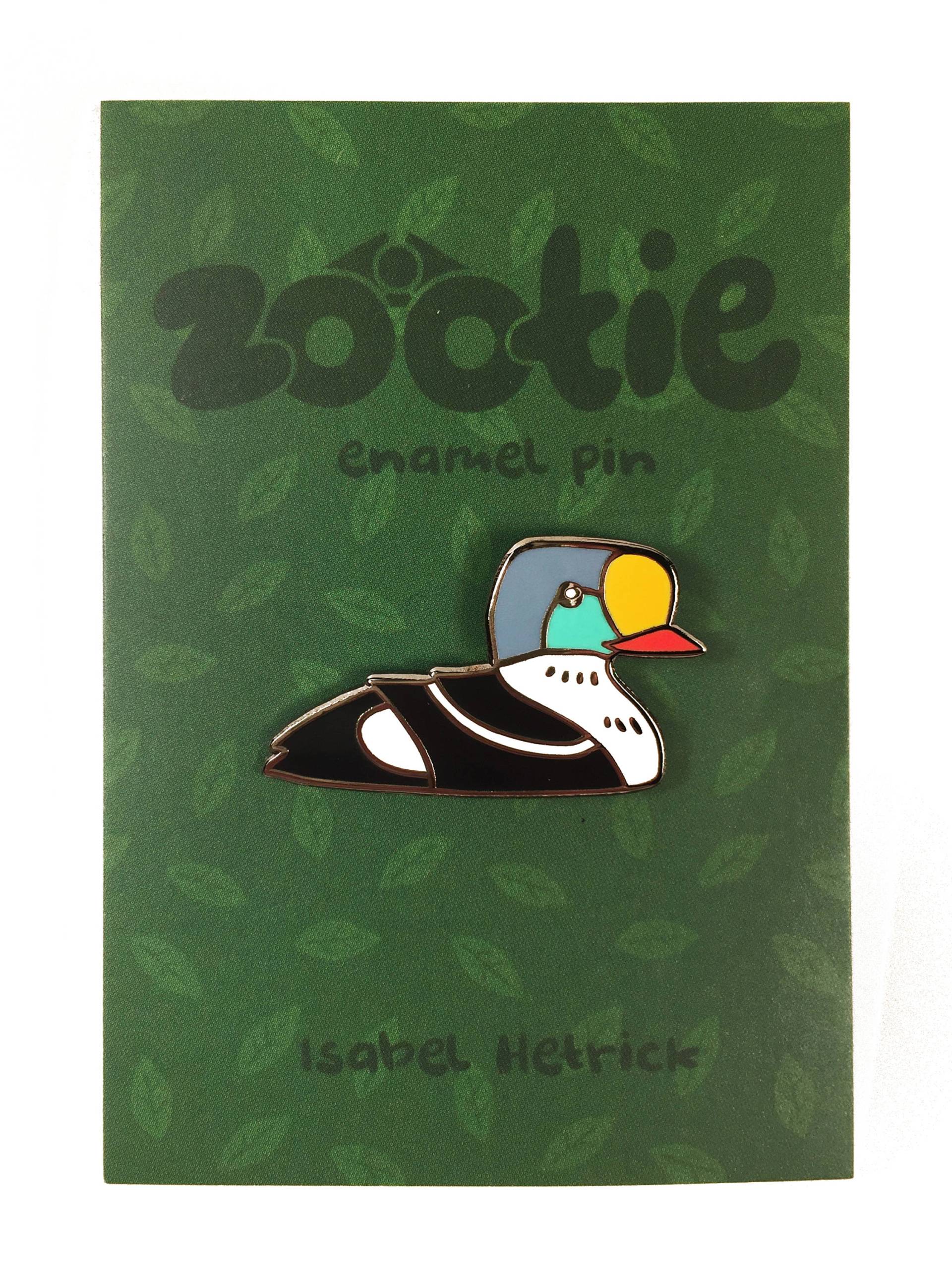 König Eider Ente Emaille Pin von isabelhetrick