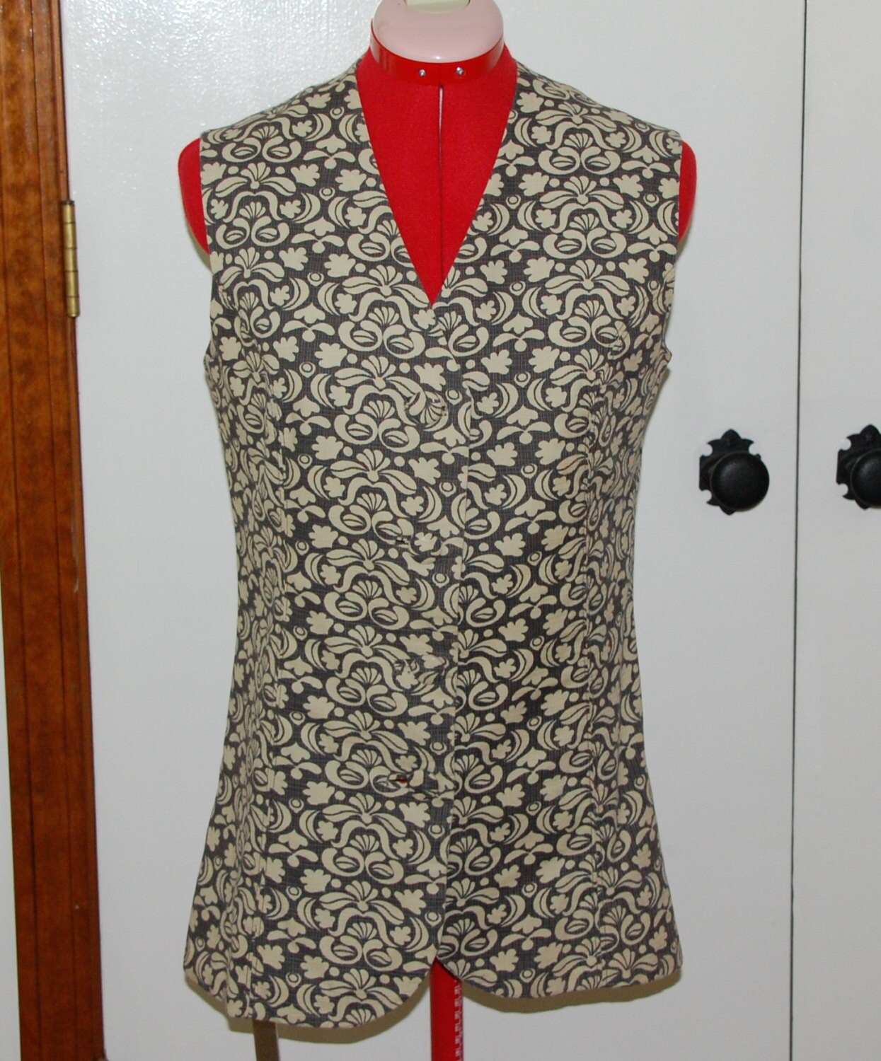 Vintage Handgefertigte Leinenweste 70Er Jahre Aus England Vintage Handgefertigte Leinenweste 70Er Jahre Aus England von isabellez