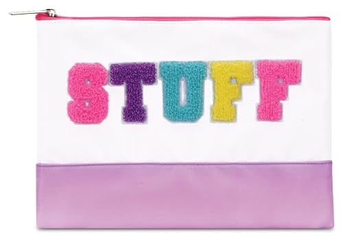 iscream 26,7 x 19,7 cm Chenille-Patch, Nylon, mit Reißverschluss, Reisezubehör-Tasche, Zeug von iscream