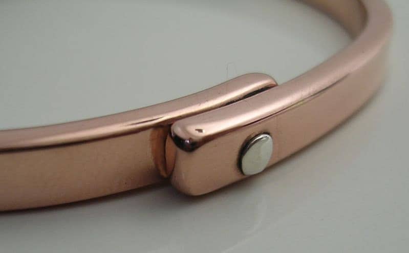 Silberknopf Kupfer Armband Silberknopf Kupfer Armband von isidro