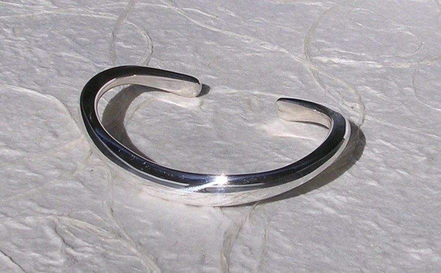sterlingsilber Classic Armband Von Handgeschmiedet in 4 Gauge sterlingsilber Classic Armband Von Handgeschmiedet in 4 Gauge von isidro