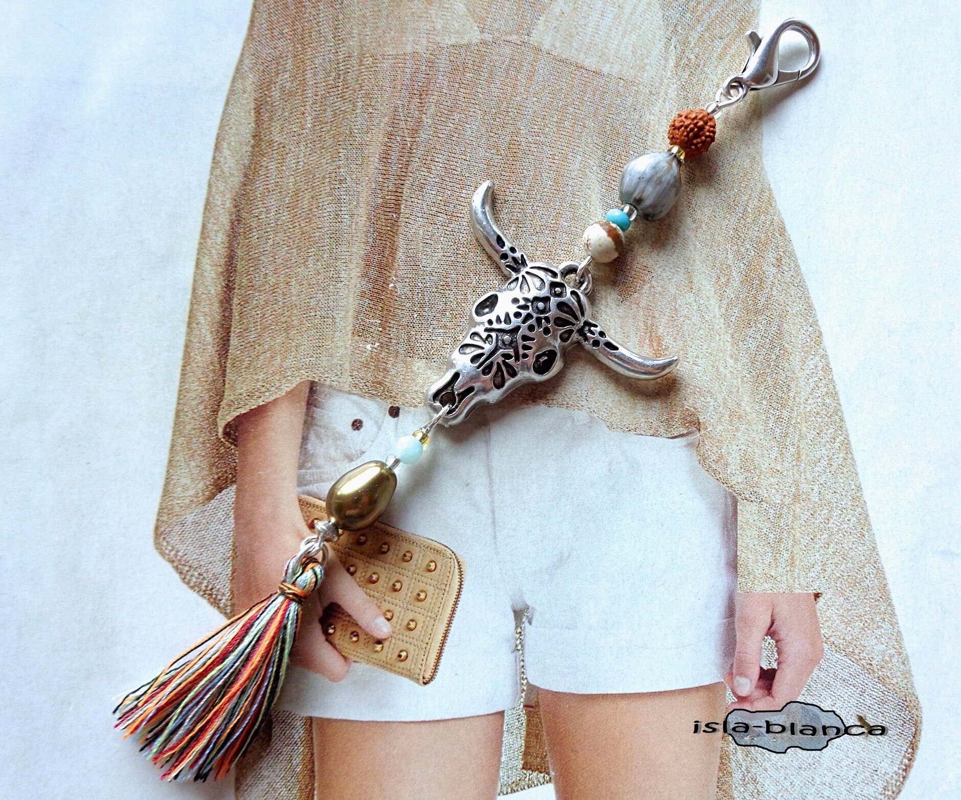 Wechselanhänger ⋆ Stierkopf Verziert Quaste Bunt Rudraksha Same Türkis Grau Rot Beige Tassel Tropfen Silber Stier Bronze Troddel Wechselanhänger ⋆ Stierkopf Verziert Quaste Bunt Rudraksha Same Türkis Grau Rot Beige Tassel Tropfen Silber Stier Bronze Troddel von islablanca
