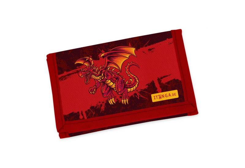 itenga Brustbeutel itenga Brustbeutel - DRACHE - Geld Beutel Börse Schlaufe Polyester von itenga