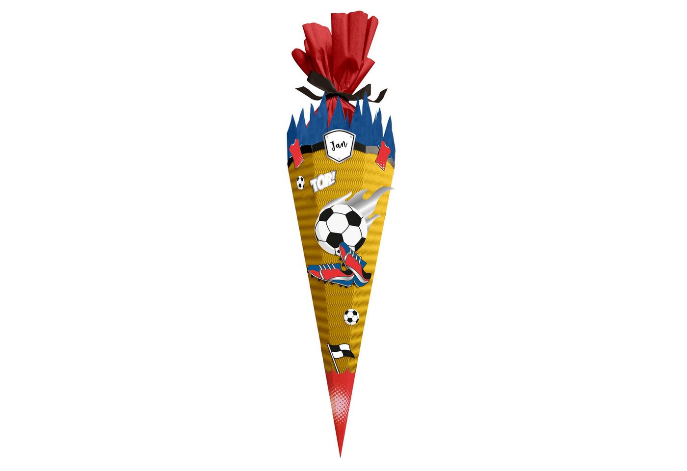itenga Schultüte itenga SCHULTÜTEN Bastelset 68cm "FUSSBALL" meine Vereinstüte gelb - b itenga Schultüte itenga SCHULTÜTEN Bastelset 68cm "FUSSBALL" meine Vereinstüte gelb - b von itenga