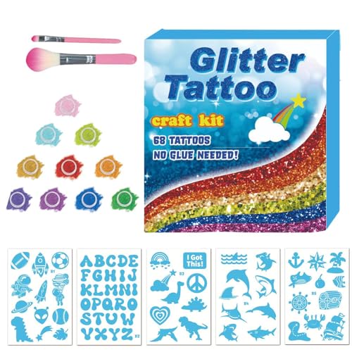 itrimaka Glitzer-Aufkleber für das Gesicht,Glitzer-Aufkleber für das Gesicht | Make-up-Requisiten-Aufkleber - Glitzerpuder-Gesichtsaufkleber-Set für Kinder, Karnevals-Make-up-Körperaufkleber, von itrimaka