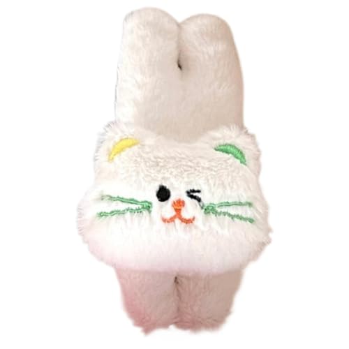 itrimaka Süße Plüsch-Haarspangen,Plüsch-Katzen-Haarspange - Rutschfeste Haarspange | Haarspangen in Katzenform mit starkem Halt, tragbare kleine Katzen-Haarschleifen für Outdoor, Frauen, Mädchen von itrimaka