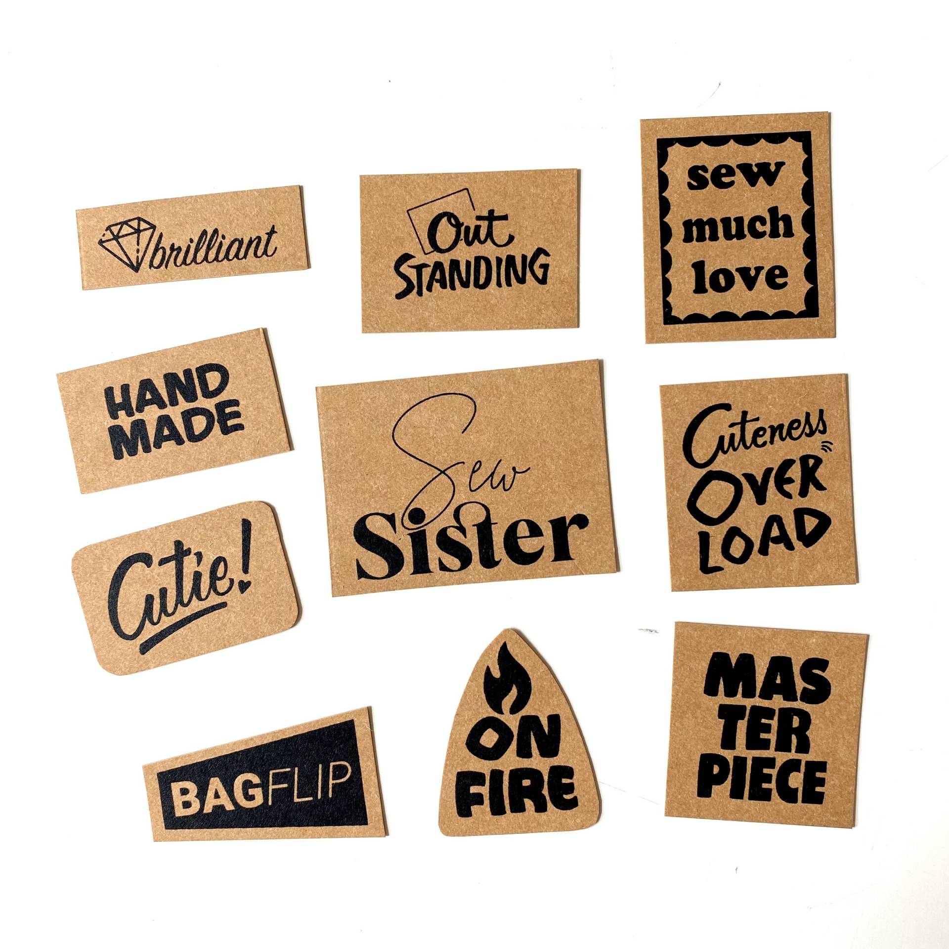 10 Patches „Native Speaker" Zum Aufnähen, Siebdruck Auf Snappap, Label/Aufnäher Set Für Alle Die Gern Nähen 10 Patches „Native Speaker" Zum Aufnähen, Siebdruck Auf Snappap, Label/Aufnäher Set Für Alle Die Gern Nähen von itsapatch
