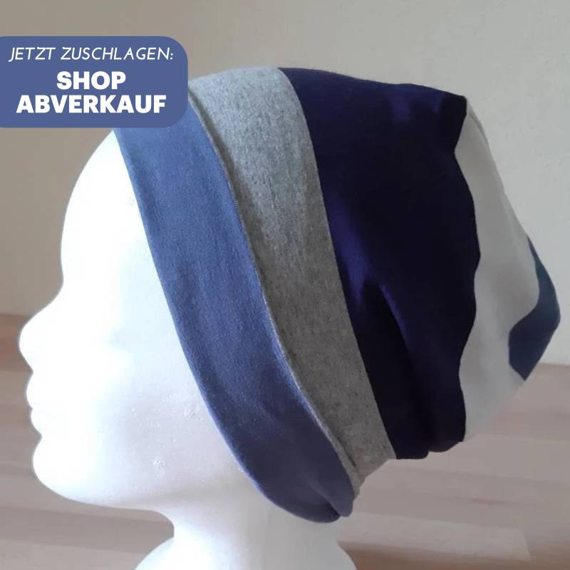 Blaue Hipster Beanie Für Kids | Wintermütze Kinder Geschenke Jungs Weihnachtsgeschenk Mütze Aus Baumwolljersey von itsewpossible