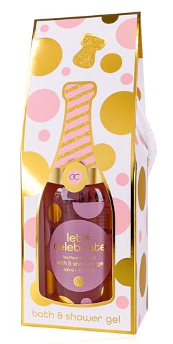 Duschgel/Duschbad in Sektflasche Let's Celebrate - Wellness Geschenk für Frauen, Badezusatz, Beauty von itsisa