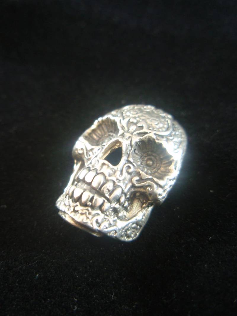 925 Sterling Silber Schädel Form Anhänger Von Einem Designer Ezi Zino Halskette Schmuck Art 925 Sterling Silber Schädel Form Anhänger Von Einem Designer Ezi Zino Halskette Schmuck Art von itz8686
