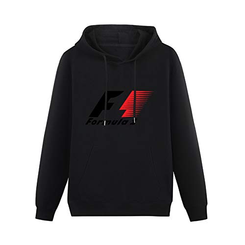 iut Pocket Hoodie Kangaroo Formula 1 Logo Long Sleeve Sweatshirts Black M von iut