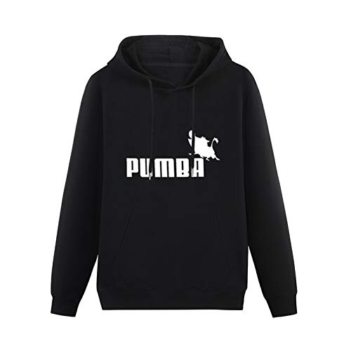 iut Pocket Hoodie Kangaroo Pumba Graphic Long Sleeve Sweatshirts Black L von iut