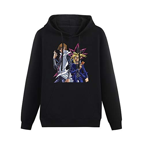 iut Pocket Hoodie Kangaroo Yu Gi Oh Long Sleeve Sweatshirts Black XL von iut