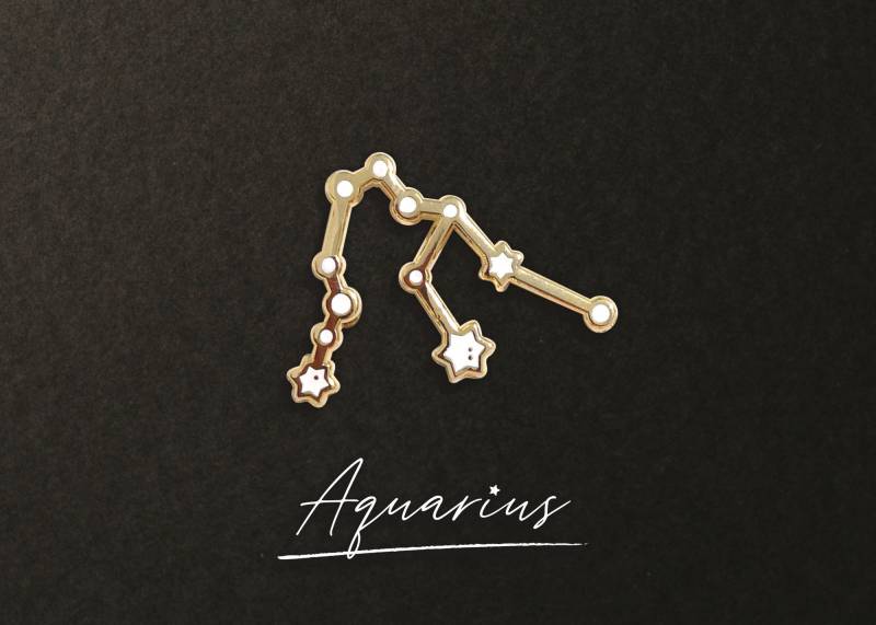 Aquarius Sternzeichen Konstellation Pin Aquarius Sternzeichen Konstellation Pin von ivycdraws