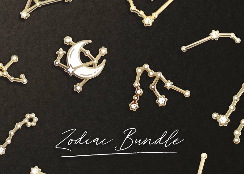 Constellation 2 Pin Bundle Gold | Mix & Match Beliebige Pins Constellation 2 Pin Bundle Gold | Mix & Match Beliebige Pins von ivycdraws