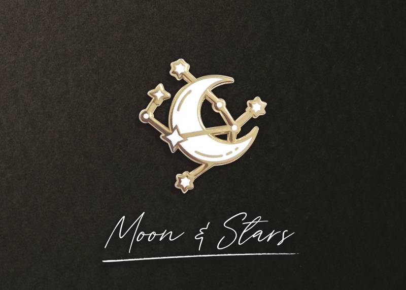Mond Und Sterne Pin Mond Und Sterne Pin von ivycdraws