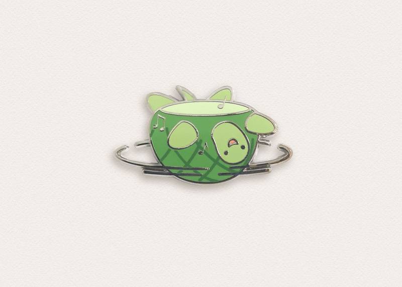 Schildkröte Pin - Partytier Dancy Die von ivycdraws