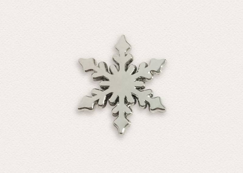 Schneeflocke Emaille Pin Schneeflocke Emaille Pin von ivycdraws