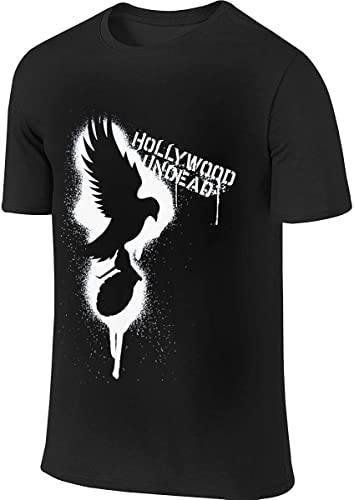 Black Interesting Hollywood Undead Hip Hop Band Men's Short Sleeve T-Shirt T-Shirts & Hemden(Large) von iwmnggnmwi