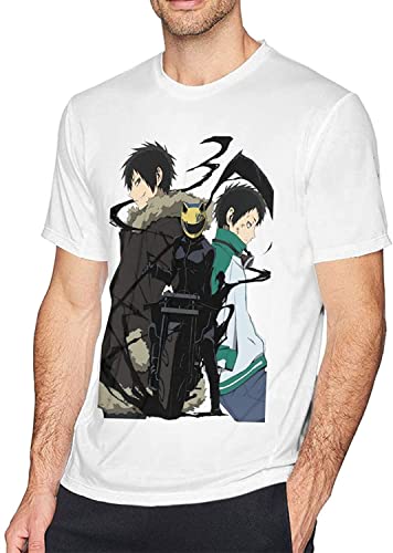 Durarara Men's Loose Soft Cotton Short Sleeves T-Shirts & Hemden(Small) von iwmnggnmwi