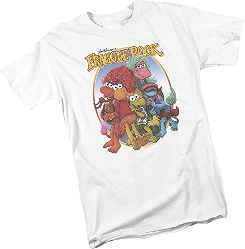 Jim Henson Group Hug - Fraggle Rock Adult T-Shirt T-Shirts & Hemden(Medium) von iwmnggnmwi