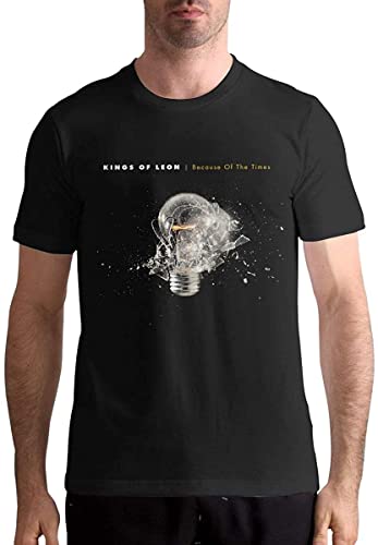Kings of Leon Because of The Times Men's Sporty Cotton Short Sleeve T-Shirts T-Shirts & Hemden(X-Large) von iwmnggnmwi