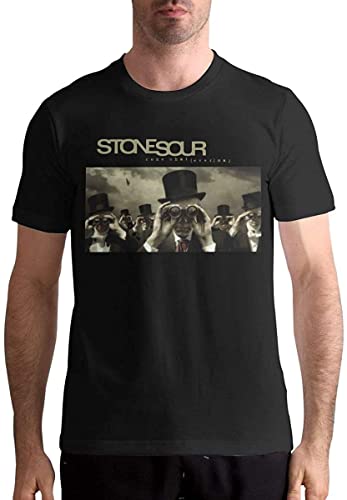 Stone Sour Come What(Ever) May Stylish Music Theme Men's Short Sleeve T Shirt T-Shirts & Hemden(Large) von iwmnggnmwi