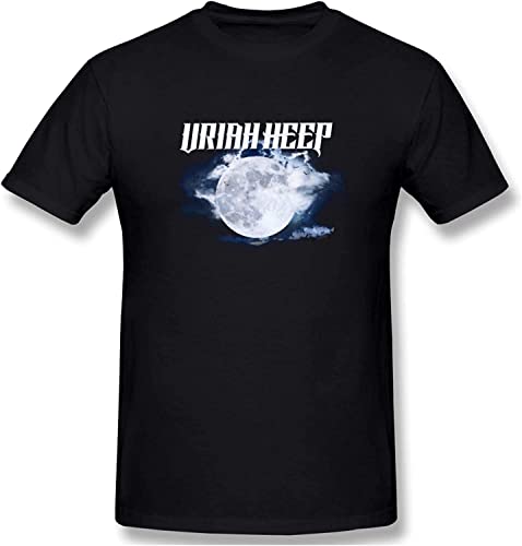 Uriah Heep - Living The Dream Men's Basic Short Sleeve T-Shirt Black T-Shirts & Hemden(Medium) von iwmnggnmwi