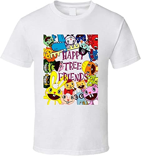 Win-Tshirts Happy Tree Friends Cartoon Classic T Shirt T-Shirts & Hemden(Medium) von iwmnggnmwi