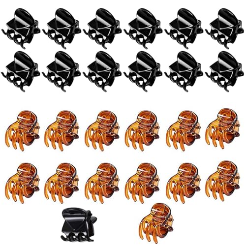iwontalersy 24 Stück Mini-Haarspangen,1,5 cm Haarspangen Haarschmuck,Rutschfestem Griff klein Jaw Clips für Mädchen und Frauen iwontalersy 24 Stück Mini-Haarspangen,1,5 cm Haarspangen Haarschmuck,Rutschfestem Griff klein Jaw Clips für Mädchen und Frauen von iwontalersy
