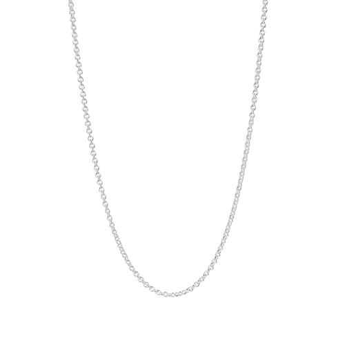 Basic feine Kette Ankerkette ° 925 Silber (45 cm) von iz-el