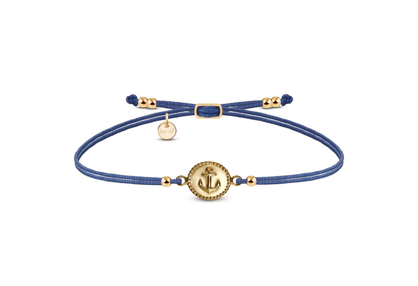 iz-el Armband Armband Gold Anker - MARITIM, 925 Sterling Silber von iz-el