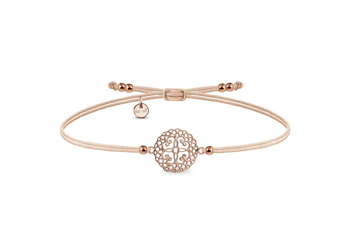 iz-el Armband Armband Rosegold MANDALA - Rosegoldenes Armband, 925 Sterling Silber von iz-el