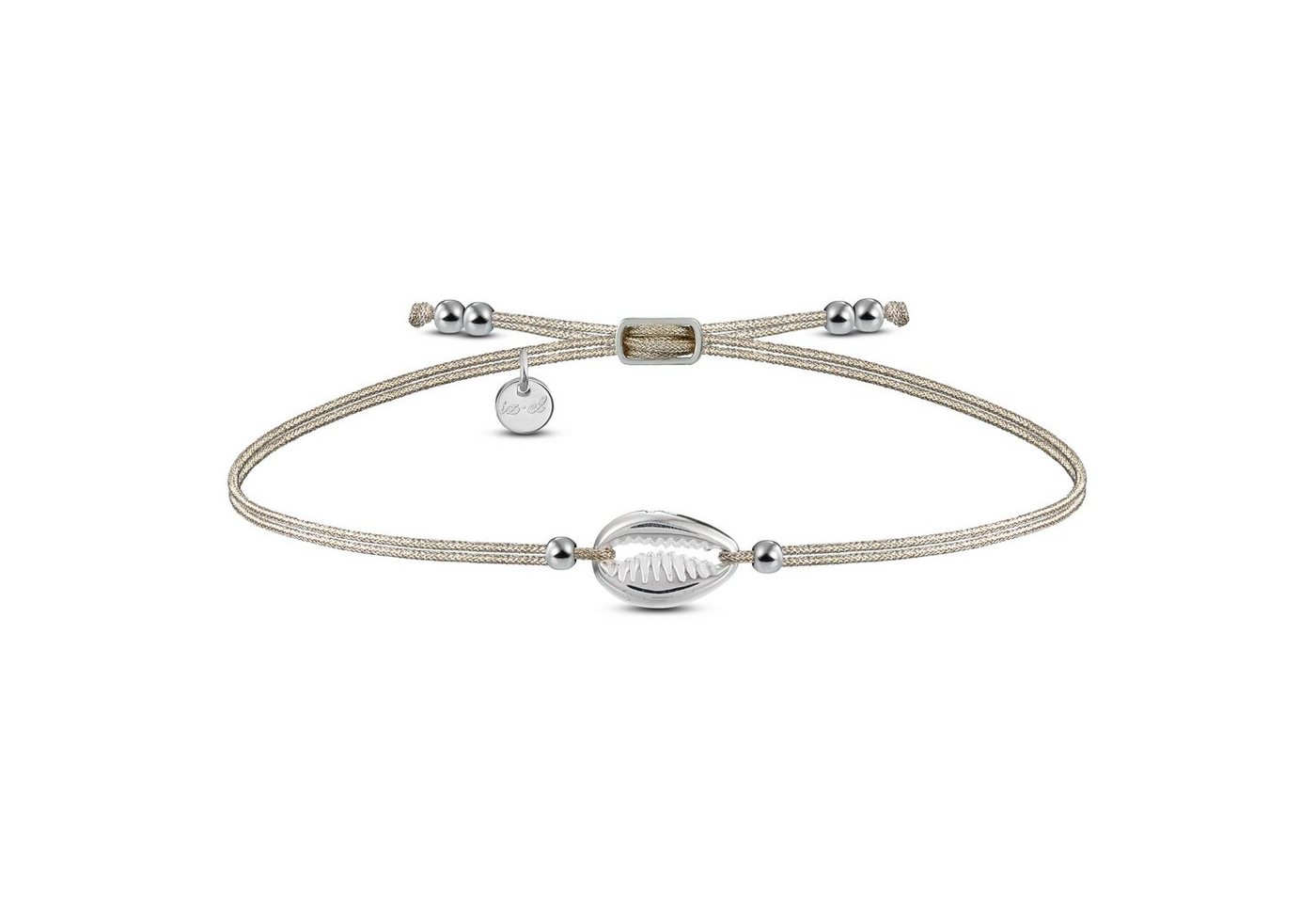 iz-el Armband Armband Silber Muschel - KAURIMUSCHEL, 925 Sterling Silber von iz-el