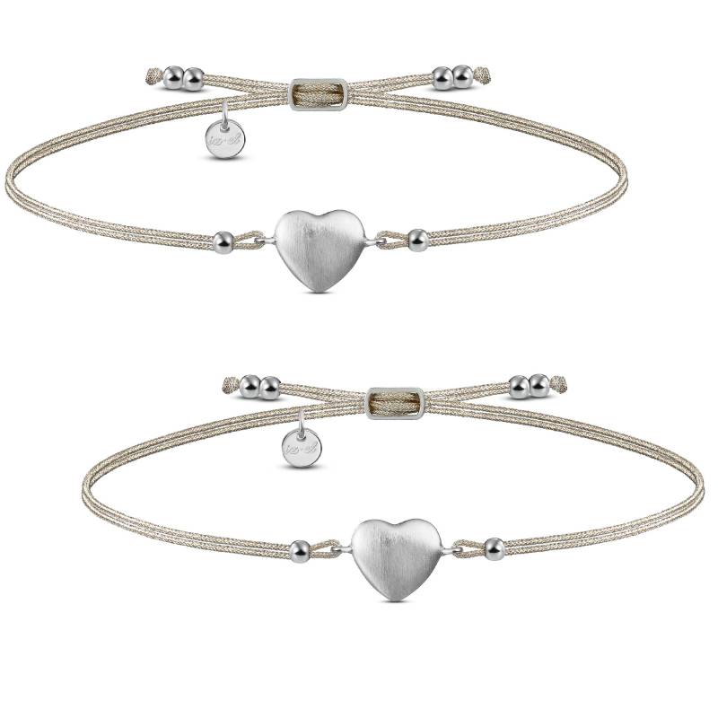 Mutter Tochter Armband Herz 925 Silber von izeldesign