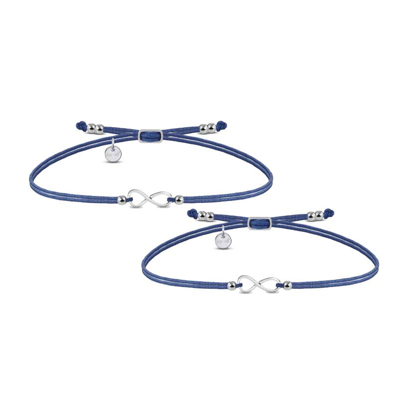 Mutter Tochter Armband Infinity Unendlichkeitszeichen 925 Silber von izeldesign