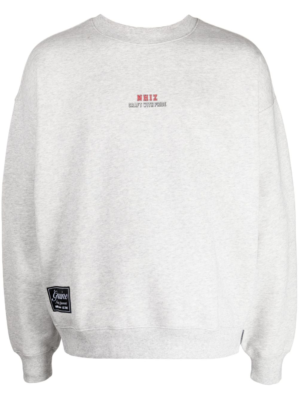 izzue Fleece-Sweatshirt mit Patch-Detail - Grau von izzue