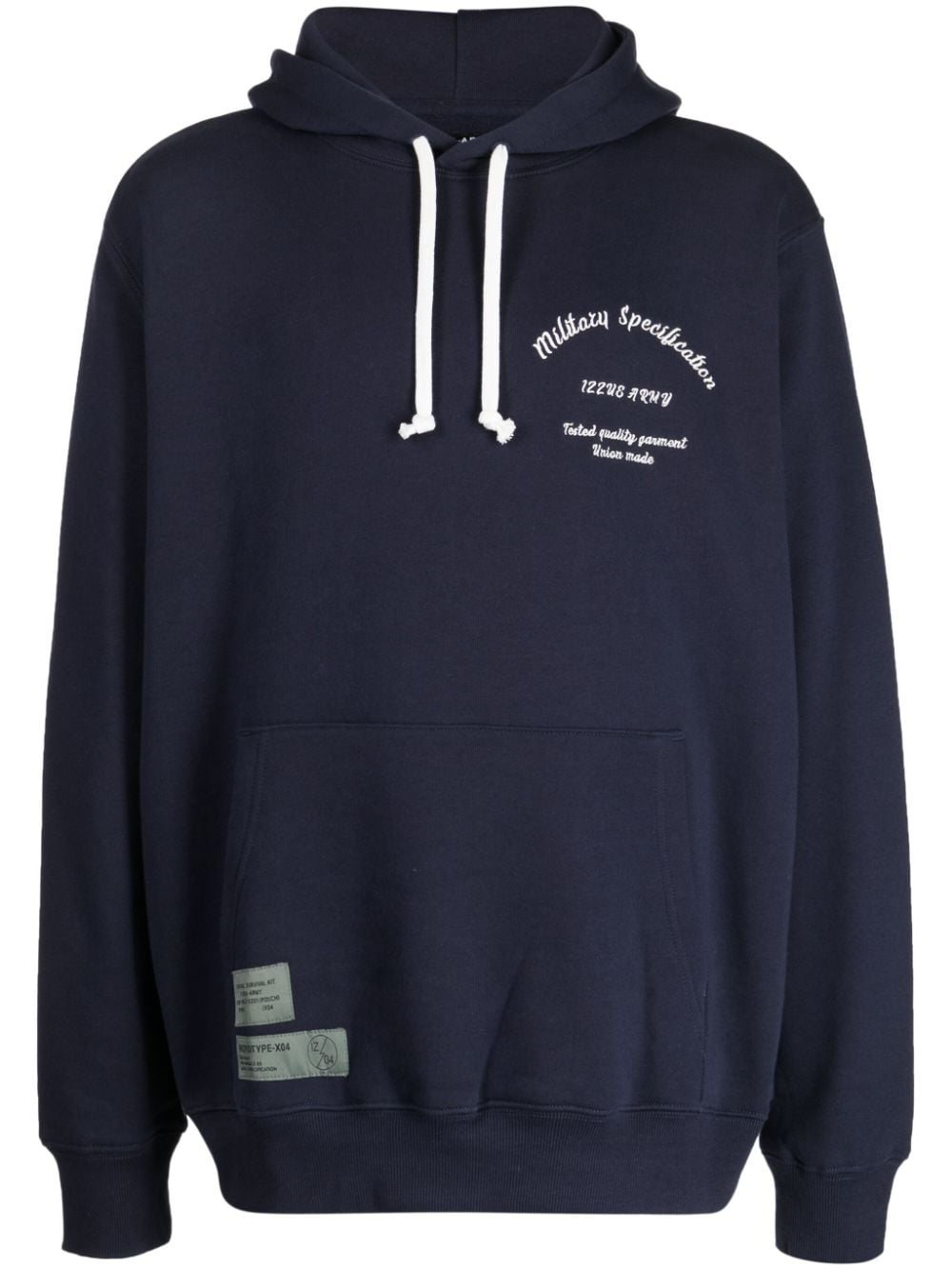 izzue Hoodie mit Logo-Stickerei - Blau von izzue