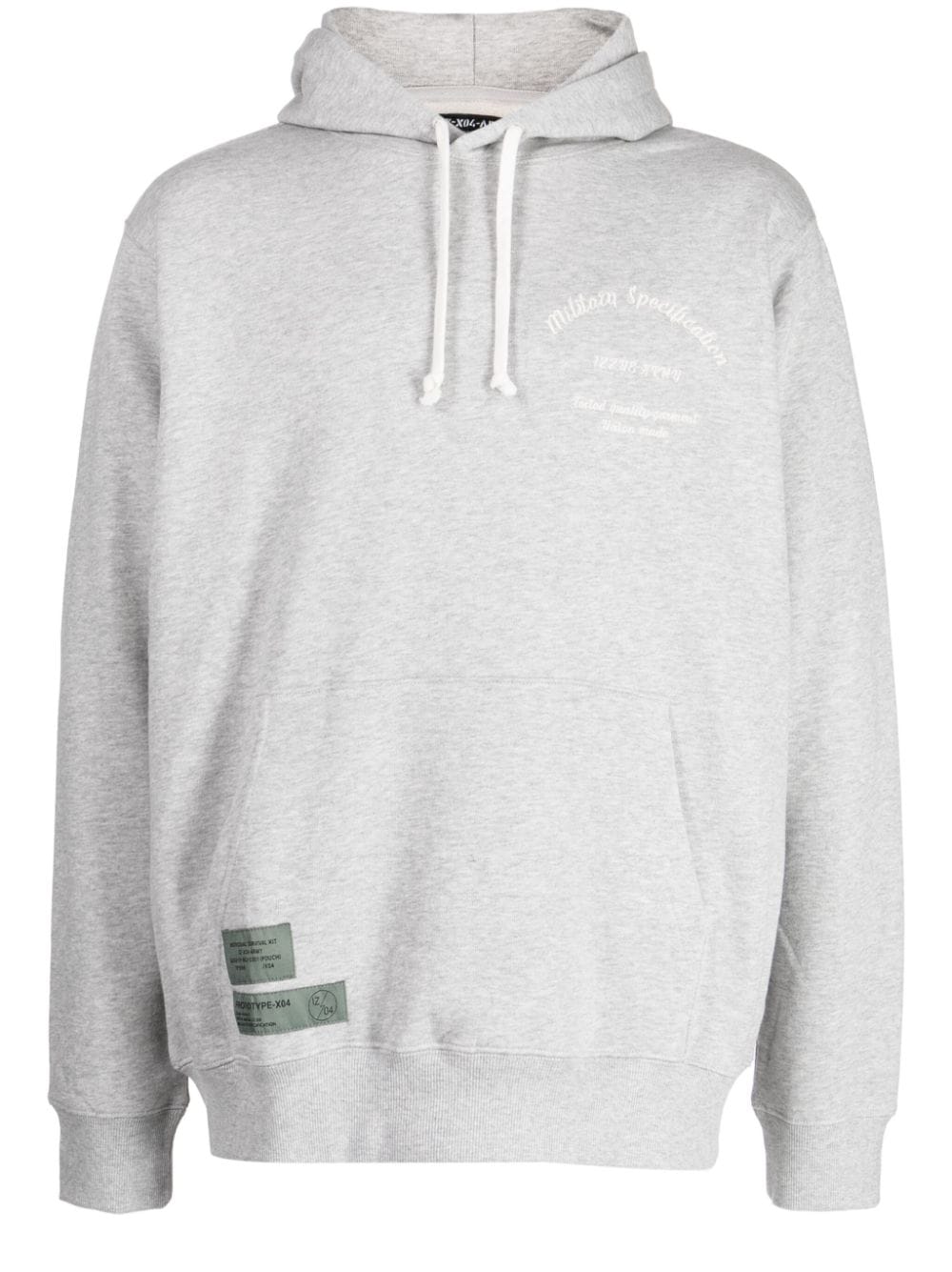 izzue Hoodie mit Logo-Stickerei - Grau von izzue