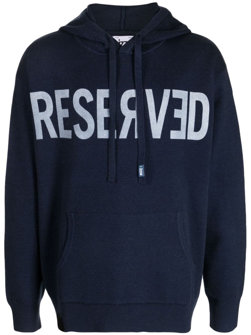 izzue Hoodie mit Slogan-Print - Blau von izzue