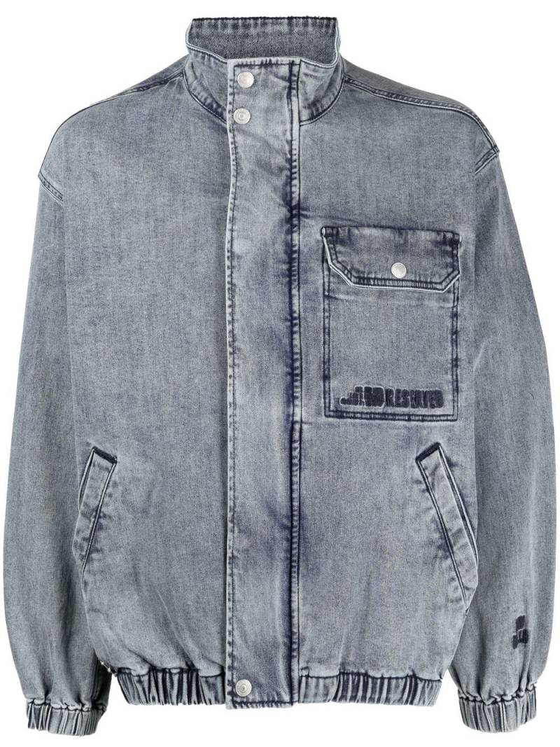 izzue Jeansjacke mit Stehkragen - Blau von izzue