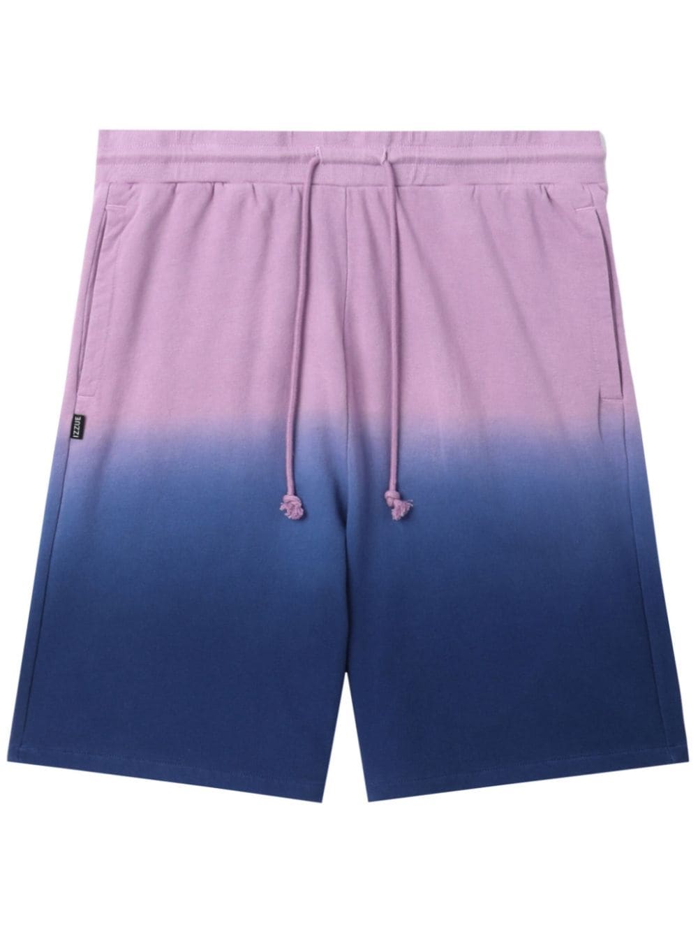 izzue Joggingshorts mit Farbverlauf-Optik - Blau von izzue