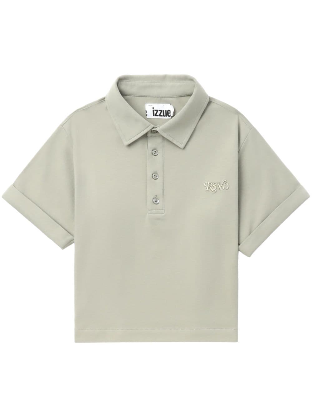 izzue Poloshirt mit Logo-Stickerei - Grau von izzue