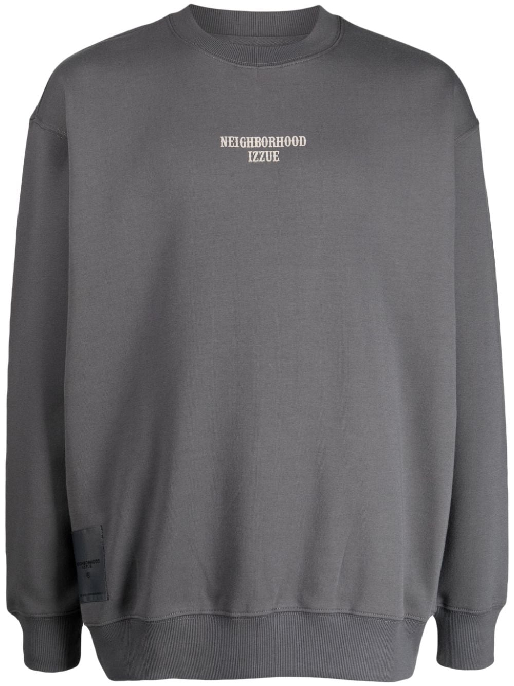 izzue Pullover mit Logo-Print - Grau von izzue